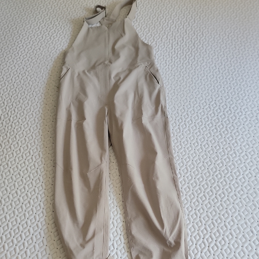 Lululemon Athletica Wovenair Beige Jumpsuit Romper